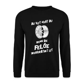 Tuning Tuner Schrauber - Unisex Pullover - Schwarz - Vorne - Alina (178cm) & Michal (187cm)