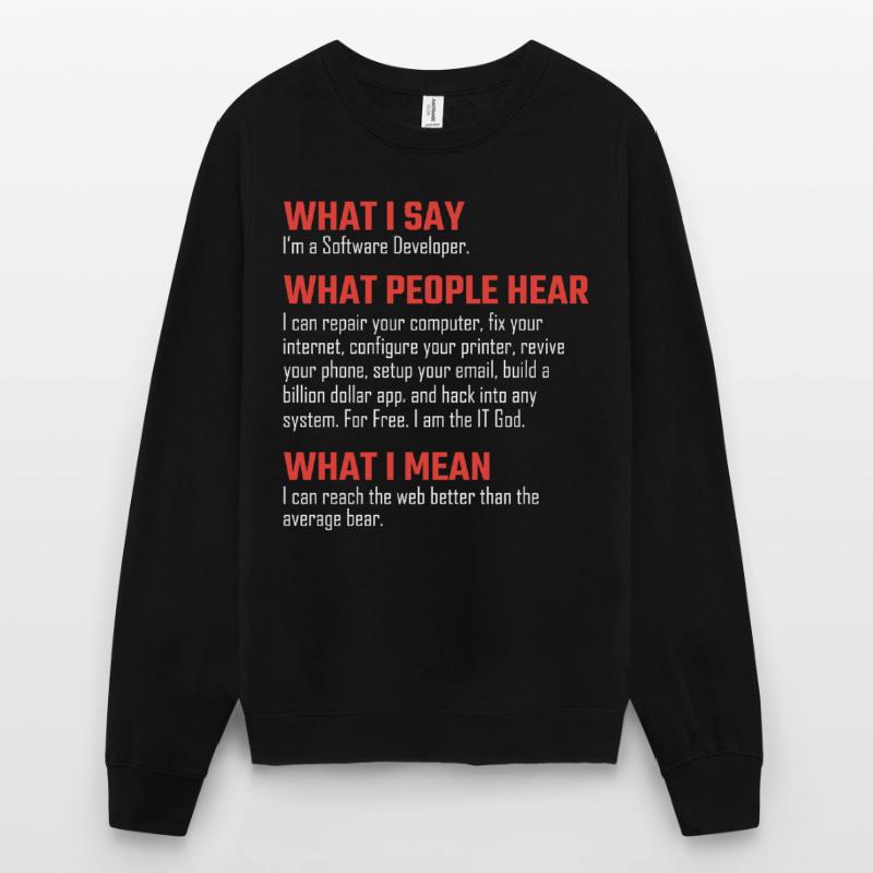 Programmierer nerd Debugging Geschenk Unisex Pullover