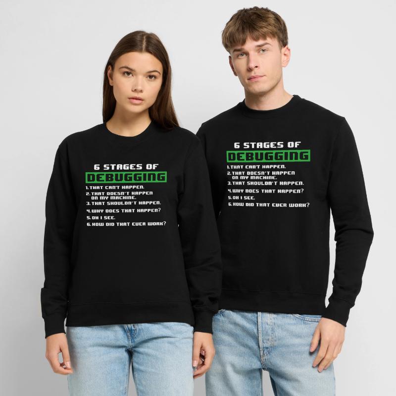 Debugging Programmierer Unisex Pullover