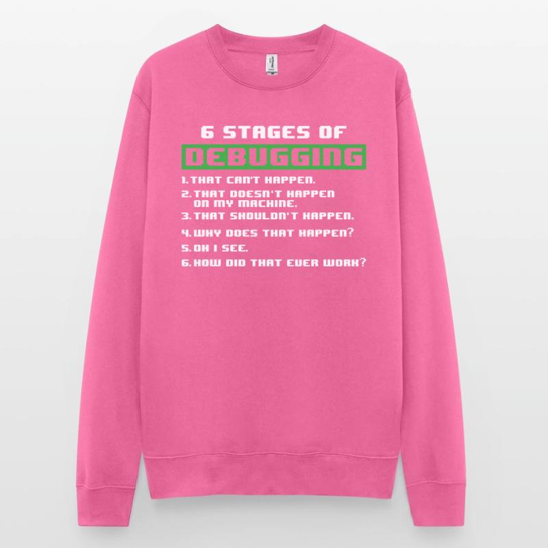 Debugging Programmierer Unisex Pullover