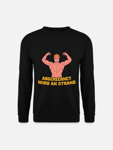 Abgerechnet wird am Strand Training - Unisex Pullover - Schwarz