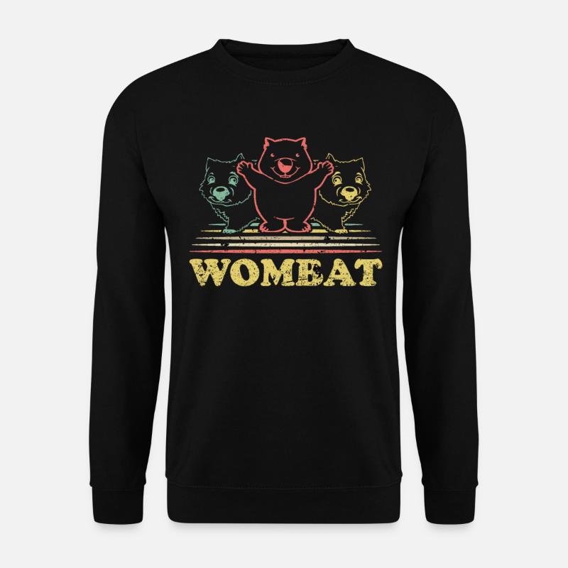 Wombats - Unisex Pullover - Schwarz