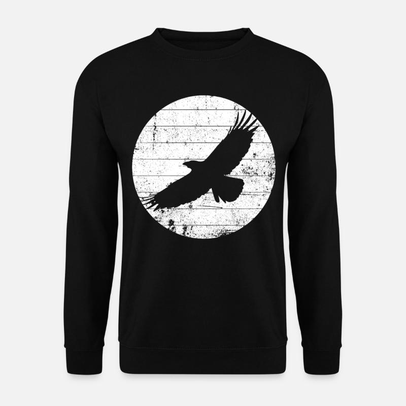 Rabe - Krähe - Unisex Pullover - Schwarz