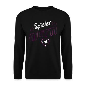 Mama Mutti - Unisex Pullover - Schwarz - Vorne - Alina (178cm) & Michal (187cm)
