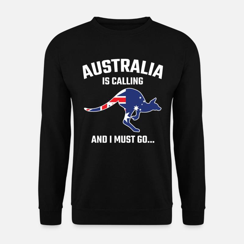 Australia kangaroo gift - Unisex Sweatshirt - black
