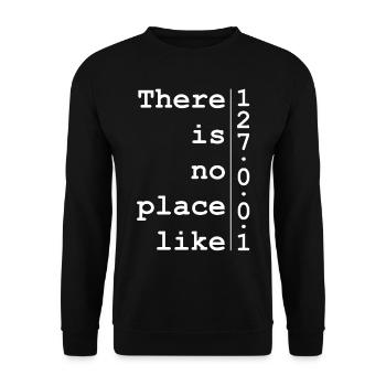 Developer computer scientist - Unisex Sweatshirt - black - Front - Alina (178cm) & Michal (187cm)