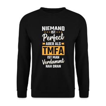 Tiermedizin Tierliebhaber TMFA - Unisex Pullover - Schwarz - Vorne - Alina (178cm) & Michal (187cm)