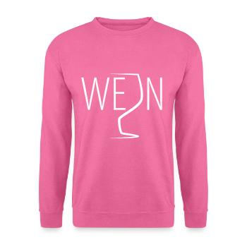 Wein - Unisex Pullover - Pink - Vorne