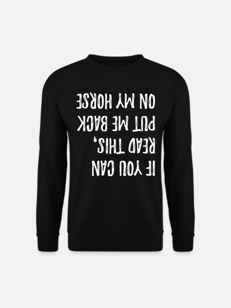 Cheval - Sweat-shirt Unisexe - noir