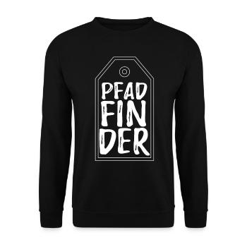 Pfadfinder - Unisex Pullover - Schwarz - Vorne - Alina (178cm) & Michal (187cm)