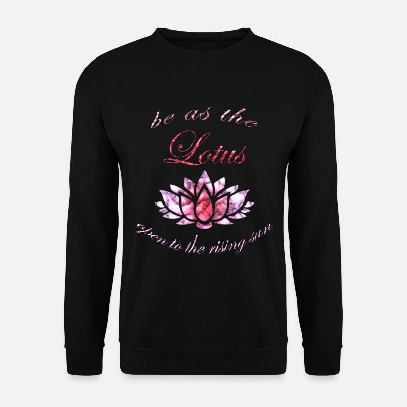 tägliche Meditation - Unisex Pullover - Schwarz