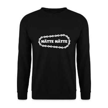 Avait eu une chaîne de vélo chaîne de vélo cycliste - Sweat-shirt Unisexe - noir - Devant - Alina (178cm) & Michal (187cm)