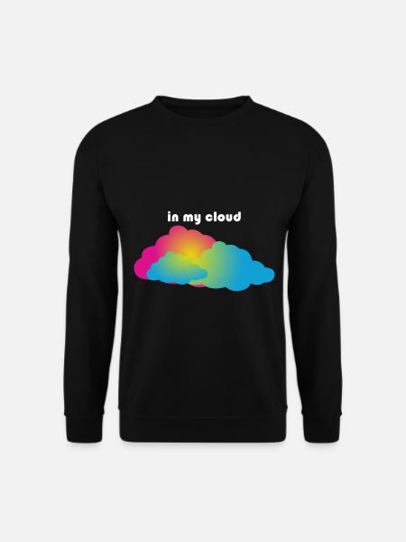 in meiner Wolke - Unisex Pullover - Schwarz
