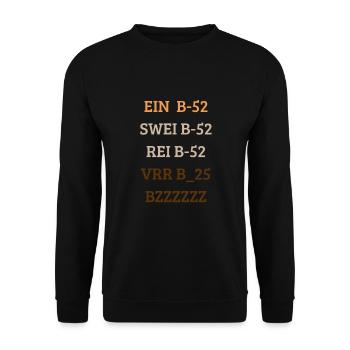 B-52 cocktail - Unisex Sweatshirt - black - Front - Alina (178cm) & Michal (187cm)
