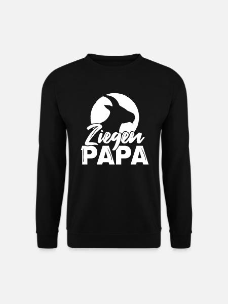 Ziegen Papa Geschenk - Unisex Pullover - Schwarz