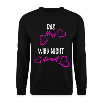 Altenpflegerin - Pflege - Unisex Pullover - Schwarz - Vorne - Alina (178cm) & Michal (187cm)
