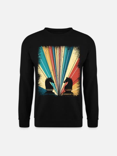 Tournoi d'échecs échecs joueur échec et mat - Sweat-shirt Unisexe - noir