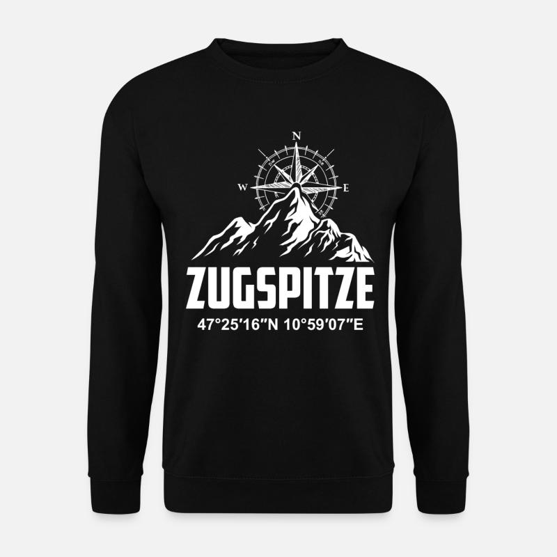 Zugspitze Berge Geschenk - Unisex Pullover - Schwarz