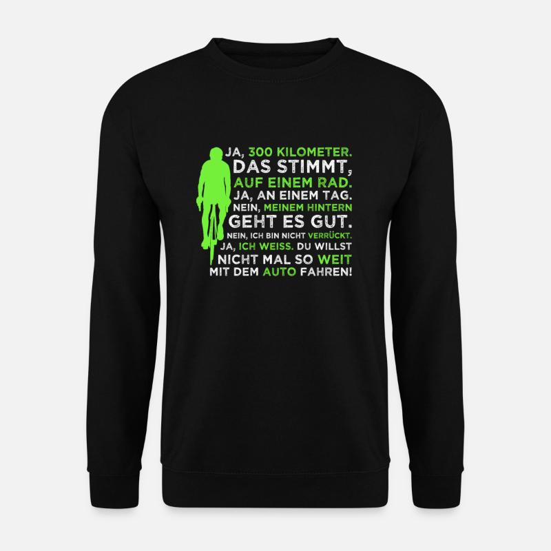 Rennrad Radfahrer Rennradfahrer Lustiger Spruch - Unisex Pullover - Schwarz