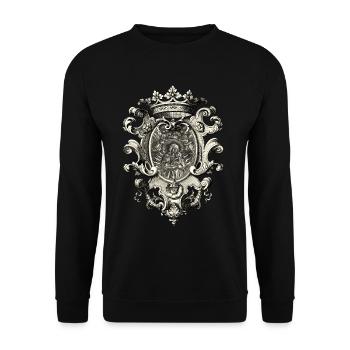 St. Mary, Mary Madonna with Child Jesus - Unisex Sweatshirt - black - Front - Alina (178cm) & Michal (187cm)