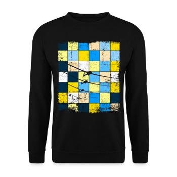 Glider pilot glider flying glider - Unisex Sweatshirt - black - Front - Alina (178cm) & Michal (187cm)