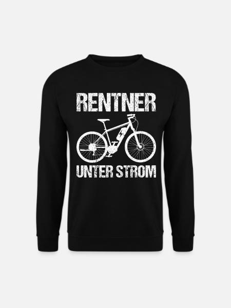 Rentner E-Bike Spruch - Unisex Pullover - Schwarz