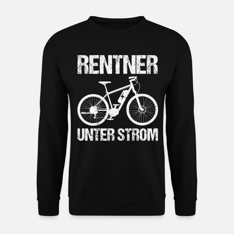 Rentner E-Bike Spruch - Unisex Pullover - Schwarz