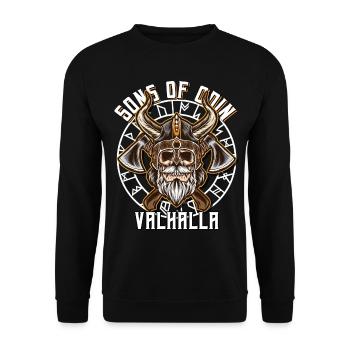 Mythologie nordique - Sweat-shirt Unisexe - noir - Devant - Alina (178cm) & Michal (187cm)