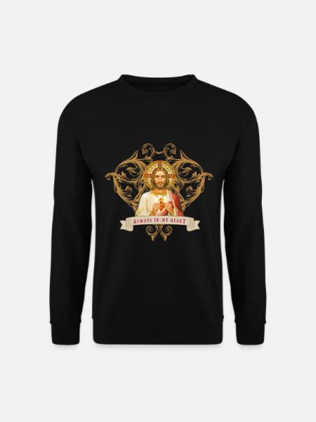 Jesus Christus, Christen-Liebe, Glaube - Unisex Pullover - Schwarz