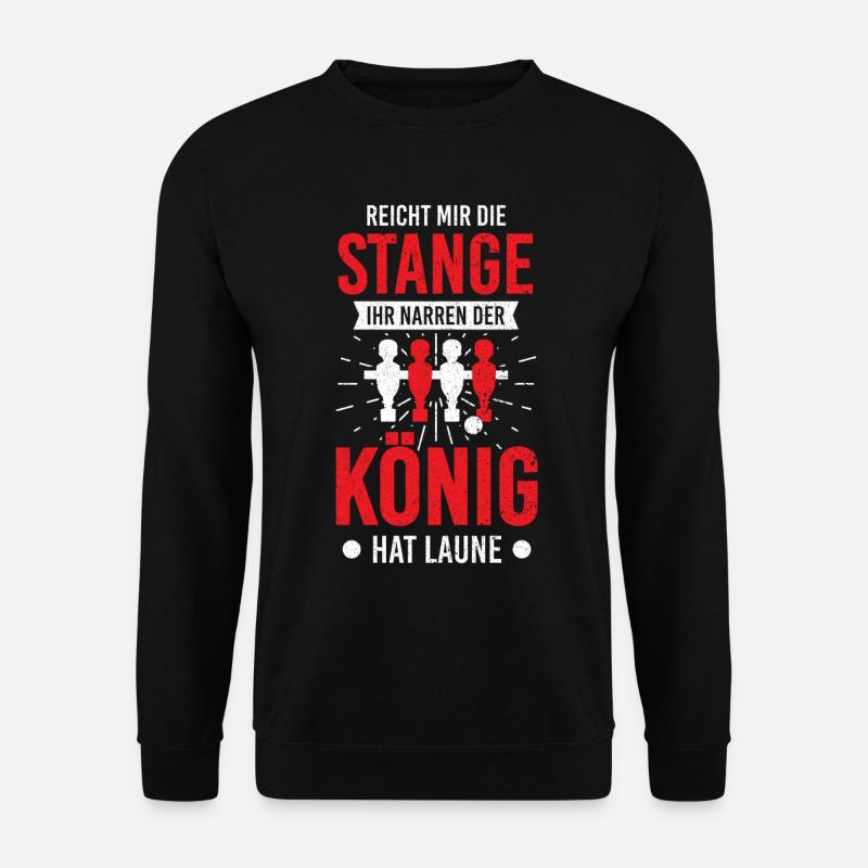 Krökeln Kicker Spruch - Unisex Pullover - Schwarz