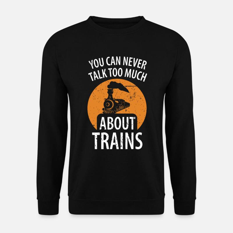 Zug Eisenbahn Eisenbahner Züge Triebfahrzeugführer - Unisex Pullover - Schwarz
