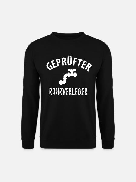 Geprüfter Rohrverleger - Unisex Pullover - Schwarz