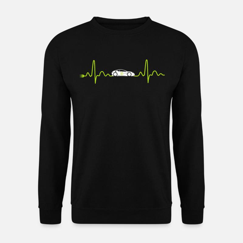 Electric car e-car - Unisex Sweatshirt - black