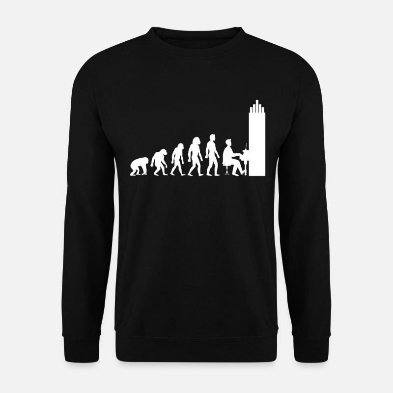 Organist Orgel Orgelspieler Pfeifenorgel Geschenk - Unisex Pullover - Schwarz