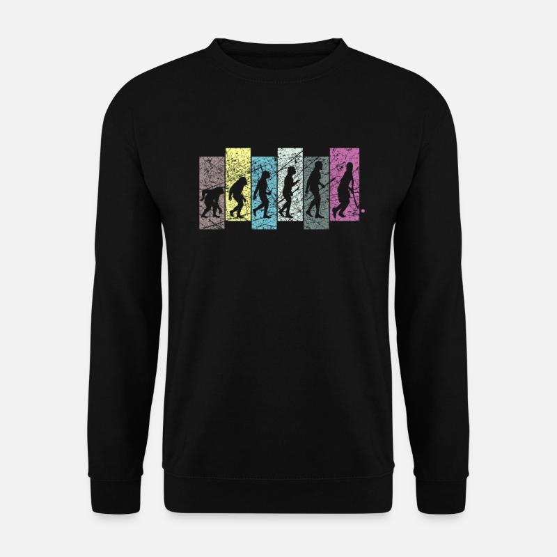 Field Hockey Evolution - Unisex Sweatshirt - black