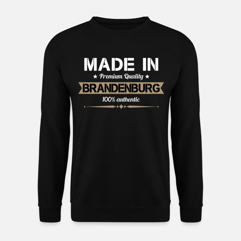Brandenburg Ossi Ostdeutschland Brandenburg - Unisex Pullover - Schwarz