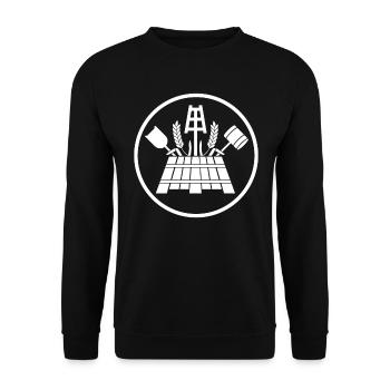 Brewer beer brewer beer maltster guild sign - Unisex Sweatshirt - black - Front - Alina (178cm) & Michal (187cm)