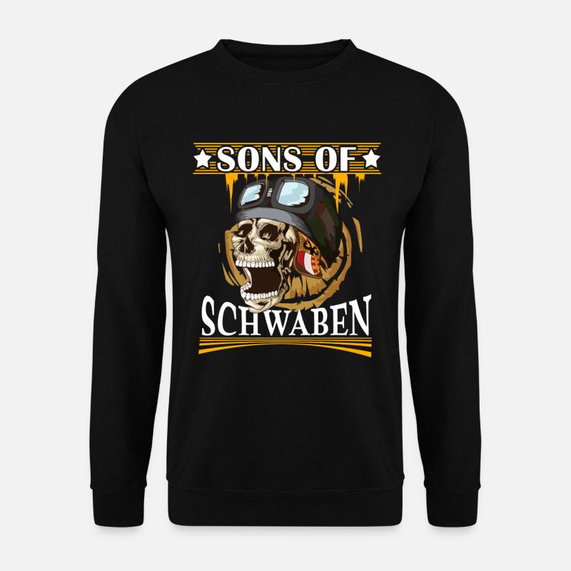 Motorrad Sons of Schwaben Biker Schwäbisch Rocker - Unisex Pullover - Schwarz