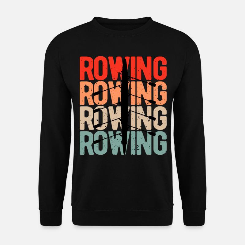 Rudern Ruderer Wassersport Rudersport - Unisex Pullover - Schwarz
