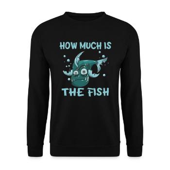 How much is the Fish Fische Fischzucht Angeln - Unisex Pullover - Schwarz - Vorne - Alina (178cm) & Michal (187cm)
