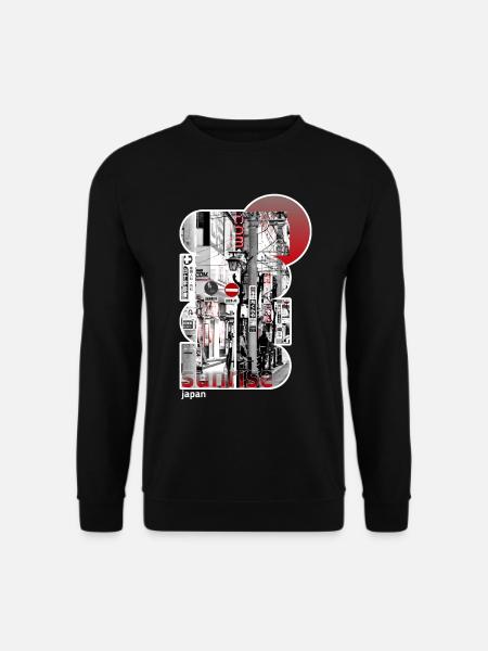 Japan, japanisch, Tokyo Stadt - Unisex Pullover - Schwarz