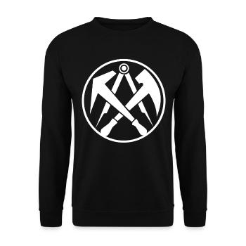 Couvreurs de 500 caractères 5 - Sweat-shirt Unisexe - noir - Devant - Alina (178cm) & Michal (187cm)