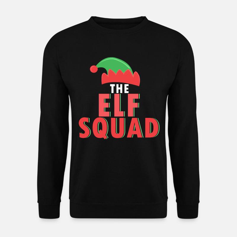 Elfe-Squad Elfe Squad ELF Elfe SQUAD - Sweat-shirt Unisexe - noir