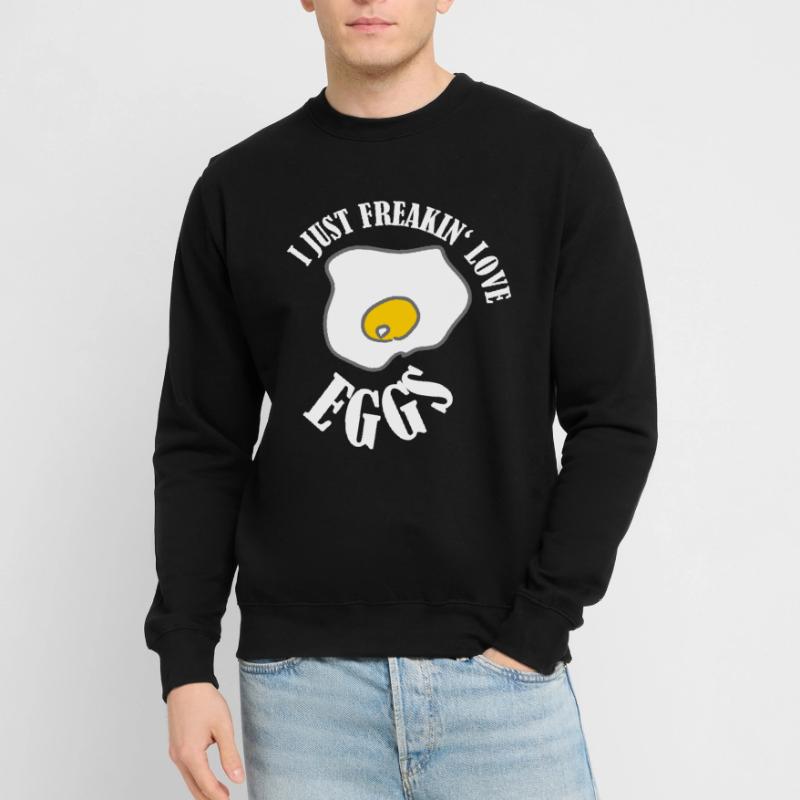 Egg yellow funny gift egg yolk eggs fried egg Unisex Sweatshirt