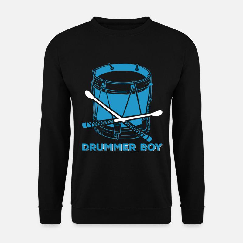 Drummer Boy Batteur Garçon - Sweat-shirt Unisexe - noir