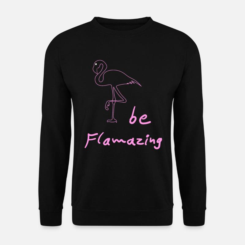 flamingo flamingos - Unisex Sweatshirt - black