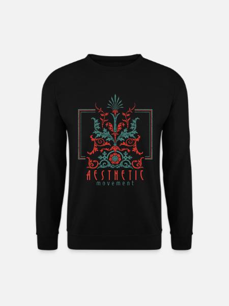 Jugendstil, Arts & Crafts Vintage-1900 - Unisex Pullover - Schwarz