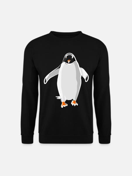 penguin - Unisex Sweatshirt - black