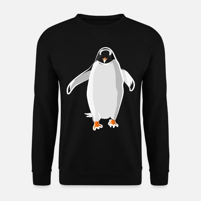 Pinguin - Unisex Pullover - Schwarz
