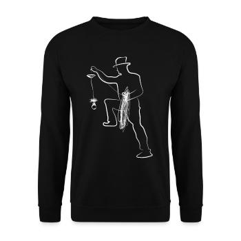 Ramoneurs ramoneurs - Sweat-shirt Unisexe - noir - Devant - Alina (178cm) & Michal (187cm)